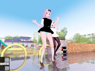 【KKS／MMD】"Kiss me 愛してる" 藤原千花 白銀圭【かぐや様は告らせたい】