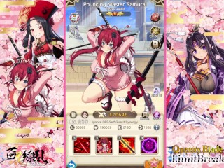 Queen's Blade Limit Break Pouncing Master Samurai Yagyu Jubei Fanservice Appreciation