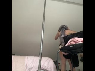 Teenage hijabi caught pole dancing