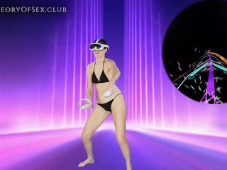 Part 1 of Week 4 - VR Dance Workout. My reaction skill is getting better.