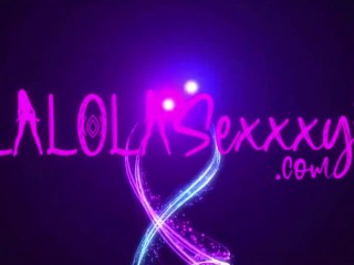 Hot latina masturbating and practicing with a dildo for her next session with her lover