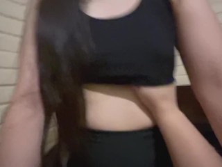 POV I'm having an orgasm on top of you while I rub against you