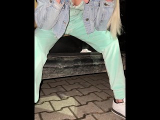 A nice teen's sick and shes hocking coughing gagging and spitting loogies and phlegm almost throw up