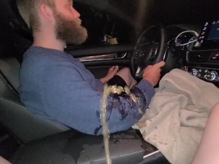 Peeing on hubby while he drives