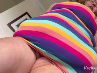 Horny BBW GF squirting for your cock