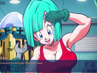 ANDROID 21 BOOBJOB WITH CUM ON FACE FINAL | KAME PARADISE 3 #1