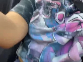 Do you like my FNAF shirt ? I got caught at the end 🤪