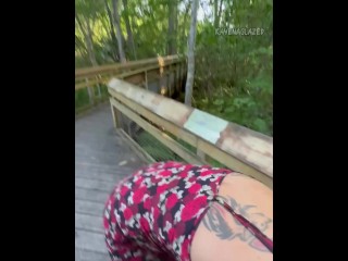 A woman saw me sucking dick so she turned around