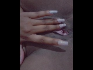 Pretty Nails & Pretty Pulsating Pussy