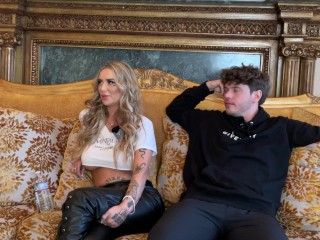 Social Media Big Tits OnlyFans Star Jaz Jizzes VIP Fucks On Podcast