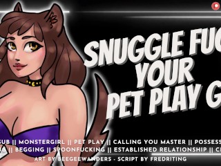 Cuddling & Fucking Your Pet Play Girlfriend || Audio Roleplay [Fsub] [Monstergirl]