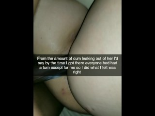 Snapchats of cheating Latina creampied by friend and multiple BBC'S (unprotected)