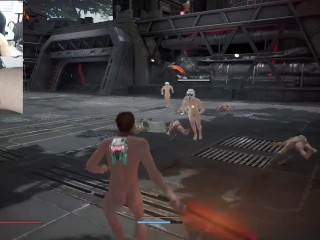 GUERRA DE LAS GALAXIAS LA ORDEN CAIDA DE LOS JEDI EDICIÓN DESNUDA CÁMARA POLLA GAMEPLAY #10