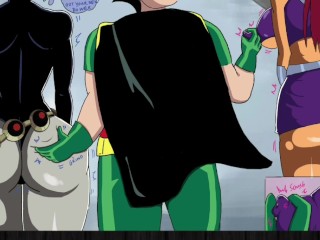 Teen Titans Pt.1 - Robin New Power Big Cock