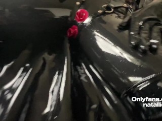 Condom Latex Suit - Close Up - OnlyFans Teaser