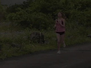 【無】山岳トレーニング小屋 ～子宮が緩み理性が崩壊する美人アスリート～ 輝月あんり 前編