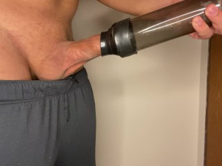 I'm 18 and I'm going to lose my virginity today, I use a penis pump to make my dick big and thick