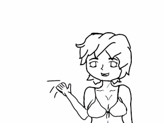 sexy girl takes off her bra to turn you on