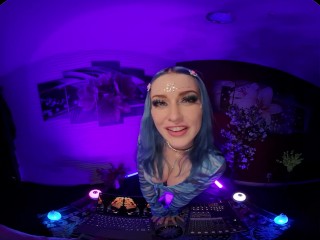 VRHUSH Festival lights with busty babe Jewelz Blu