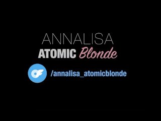 🍑 Annalisa Atomic Blonde RICEVE come REGALO una SCOPATA con FRANCIS X - Video completo su OF 🤍💙