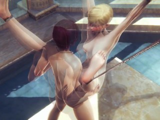 Hentai Uncensored - Blonde girl sex in spa full