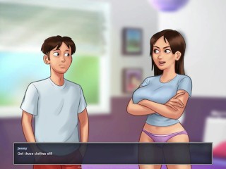 Summertime saga #41 - Fucking my stepsister in front of the webcam - Gameplay