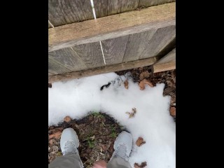 pissing outdoors hope my neighbor sees me hot milf step mom family moaning daytime