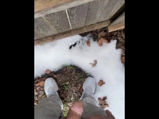 pissing outdoors hope my neighbor sees me hot milf step mom family moaning daytime