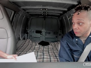 Interracial BBC Fuck In A Van for Big Tits Hitchhiker Ella Reese and Donny Sins