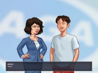 Summertime saga #43 - French kiss with the car saleswoman - Gameplay