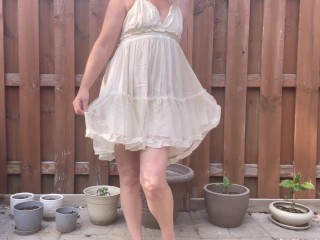 A Girl in a Dress ((full vids on OF/Fansly/Manyvids)