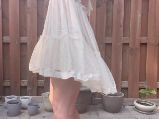 A Girl in a Dress ((full vids on OF/Fansly/Manyvids)