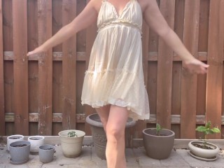 A Girl in a Dress ((full vids on OF/Fansly/Manyvids)