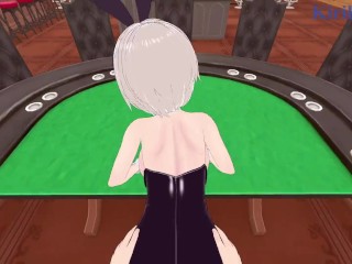 Yanagi Uzaki and I have intense sex in the casino. - Uzaki-chan Wants to Hang Out! POV Hentai