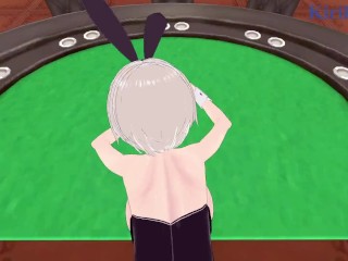 Yanagi Uzaki and I have intense sex in the casino. - Uzaki-chan Wants to Hang Out! POV Hentai