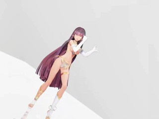 Ramesses II Kawaii Strike Hentai Undress Dancing Egyptian Girl Model MMD 3D White Bangles