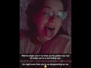 SLUTTY PAWG STEPSIS BUMBLE BRY FINDS STEP BRO'S TINDER, THEN SNAPCHATS VIDEOS OF HER PUSSY