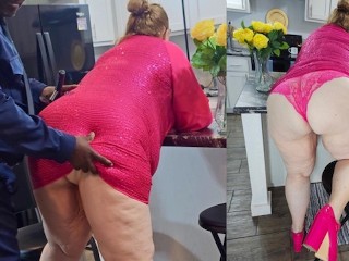 Big booty milf fucked the  police - (bbw ssbbw, Fat ass, big butt, thick ass, chubby, curvy, Pov)