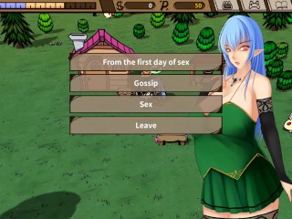 Elf SEX FARM [ HENTAI Game ] Ep.2 milking my elf slave GIANT TITS