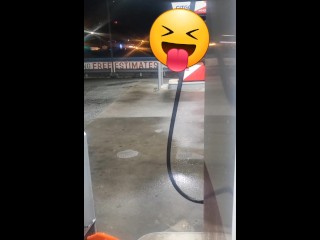 Gas station fun! Subscribe for more videos