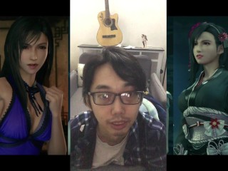 Final Fantasy Tifa 蒂法趁爱丽丝睡觉 偷偷给我撸管 然后就坐上来 直接内射 蒂法还不满足 把大屌撸硬了再干一炮