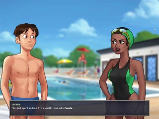 Summertime saga #47 - Looking at the nude photos of the car saleswoman - Gameplay