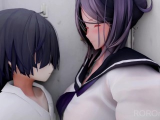 Giantess Growing And Breast Expanding In A Small Locker | ROROrenRO