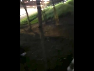Cheating Wife Meets Up With Her Sisters Husband Outside And Let’s Him Fuck Her Hard From The Back.