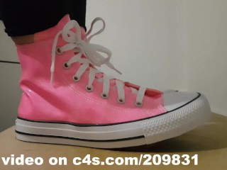 Cock Crush Cum pink Converse