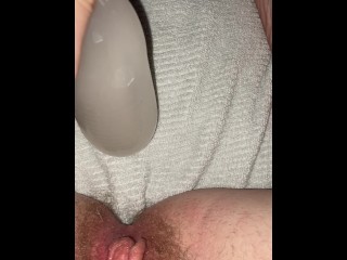 ice dildo makes my pussy pulse and toes curl