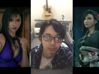 Final Fantasy Tifa 在床上对蒂法猛烈输出 强力抽插 内射中出