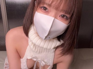 童貞セーターで乳首オナニー