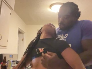 After this we getting married y’all it’s official curly hair Fijii vs str8rich bbc