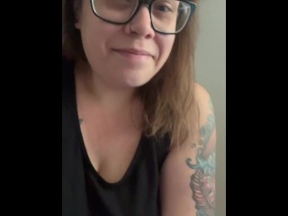 BBW Stepmom MILF morning pee your POV